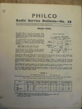 Philco model 1263 valve - ,
