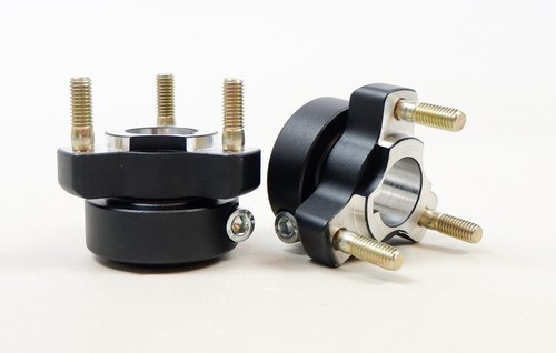 Set black aluminium 25mm - 25mm, x