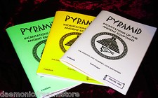 PYRAMID INCANTATIONS by Carl Nagel. Finbarr. Magick Occult Witchcraft. 3 Volumes