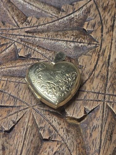 Vintage 9ct gold heart - vintage,