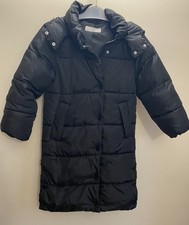 Girls black padded puffer - h&m,