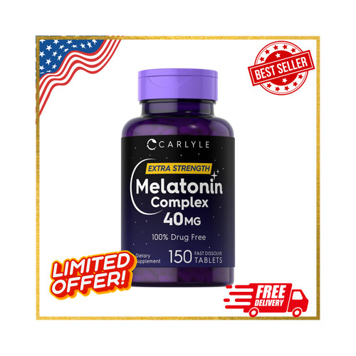 Carlyle melatonin 40mg complex - melatonin,