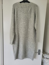 Grey jumper dress medium - grey, dress.