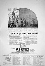 Antique Old Print 1923 Aertex