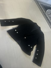 Mens Short Black Lined Kilt