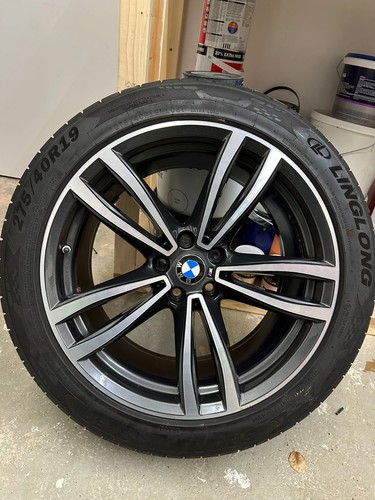 Bmw 7series rear alloy wheels - bmw,