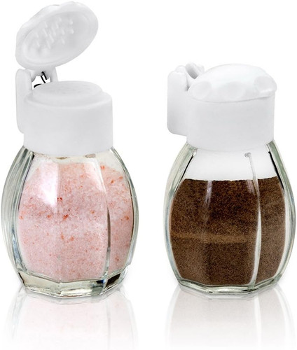 Metaltex glass salt and - glass,