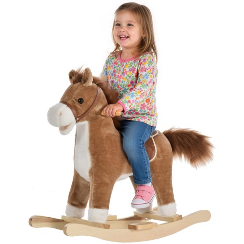 Homcom kids plush rocking - homcom,
