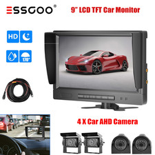 9" 4 Channel HD Monitor &