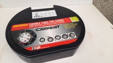 Carpoint KN80 Universal Flexible Cable Snow Chains – Fits 13" 14" 15" 16" 17" Ty