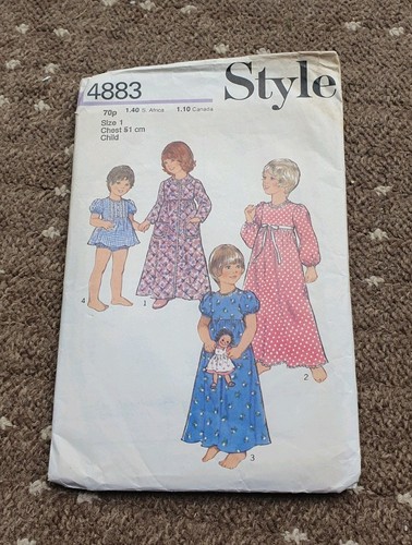 Style sewing pattern 4883 - pattern,