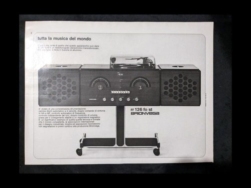 Brionvega rr126 advertising - rr126,