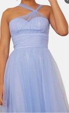 Chi Chi Ladies Blue Halter