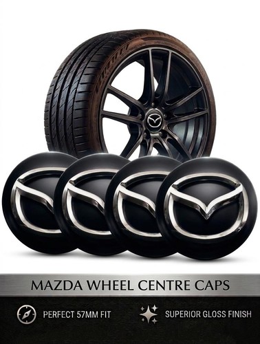 Mazda wheel centre caps - caps, hub