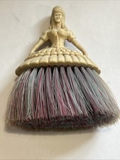Bakelite Crinoline Lady's Mantle Table Crumb Brush Vintage - Some Wear - 12cm