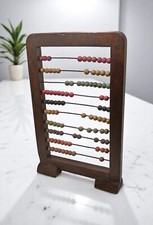 Vintage Wooden Counting Abacus