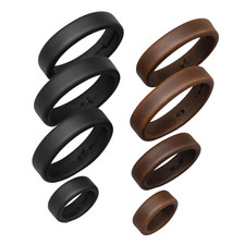 PREMIUM Leather Watch Strap Retaining Ring Loop Hoop Keeper Black Brown Buckle