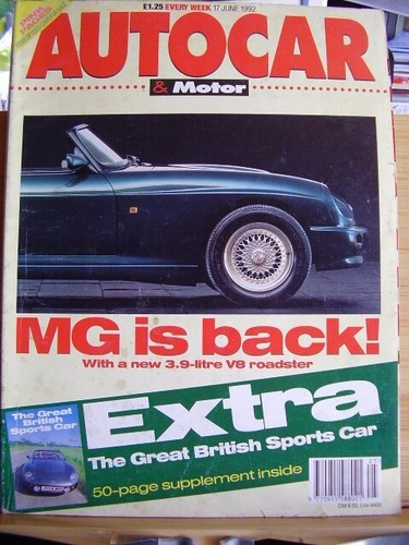 Autocar motoring mag june - autocar, 1992