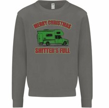 Shitter's Full Mens Funny Griswold Family Sweatshirt Xmas Ugly Jumper Gift