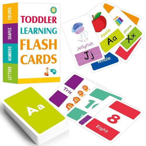 Alphabet flash cards 58pcs - flash,