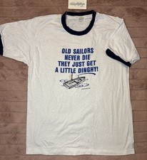 Vtg 1983 Ringer T Shirt ”Old