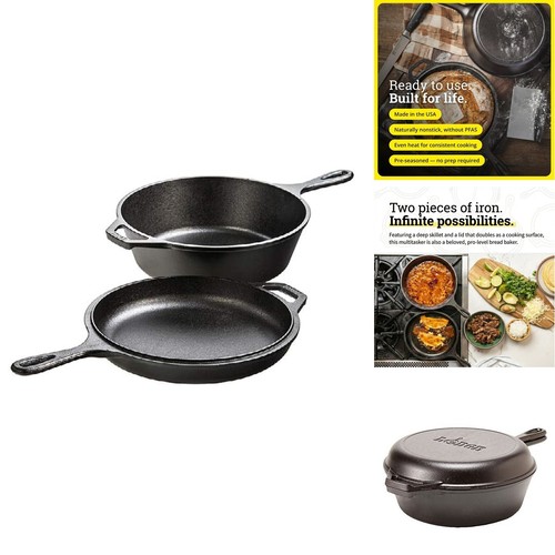Lodge cast iron 2 quart - -, 3.2