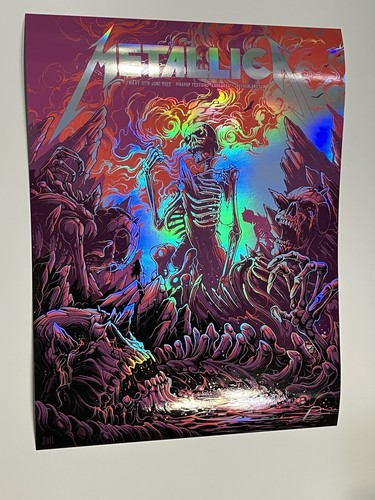 Rare metallica foil - metallica, mumford