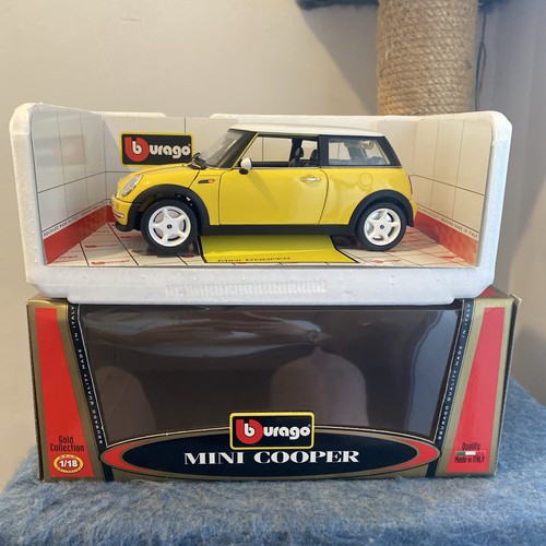 Bburago mini cooper yellow - bburago,