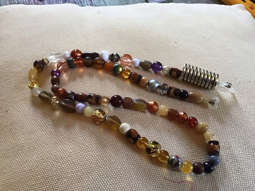 Glasses cord handmade - cord, bead