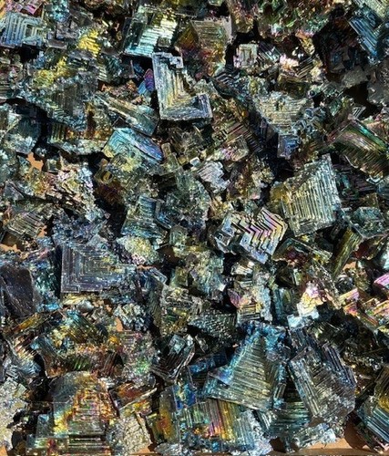 Aaa rainbow bismuth crystal - rainbow,