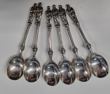 Set of 5 Silver Tone Apostle