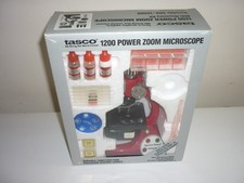 TASCO 1200 POWER ZOOM MICROSCOPE BOXED