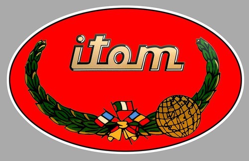 Itom laminated vinyl sticker - itom,