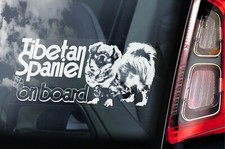 Tibetan Spaniel Sticker, Car
