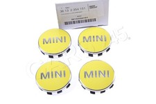 Genuine MINI Cooper Jcw One F54 F55 F56 Hub Cap Mini Bright Yellow 36132354151
