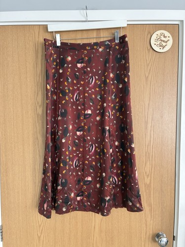 Jigsaw 100 silk midi skirt - silk,