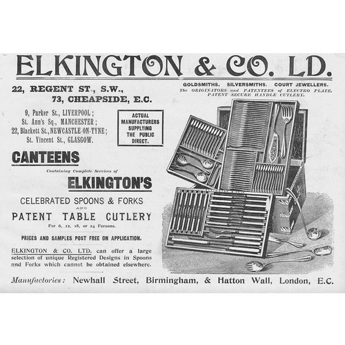 Elkington co cutlery - elkington, &