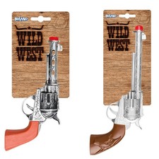 Wild West Plastic Sheriff Toy Gun Western Cowboy Fancy Dress Pistol 20cm or 30cm