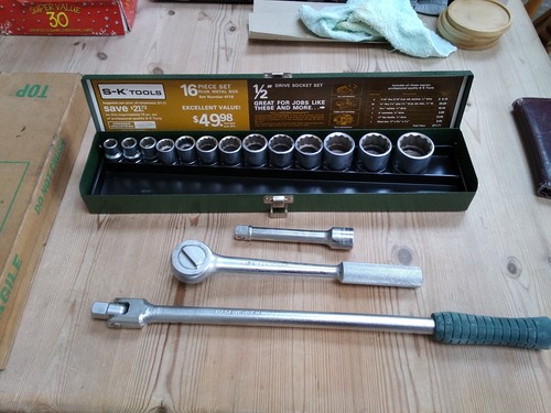 Tools socket set 1 2in - tools, af