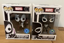 Funko Pop! Marvel Venompool #330 & Agent Venom #507 Vinyl Figure