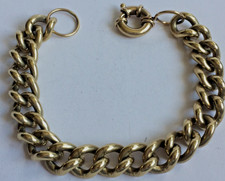 HEAVY 9CT GOLD CURB LINK