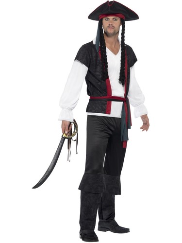 Pirate captain costume mens - costume,