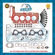 HEAD GASKET SET AND HEAD BOLTS FOR BMW MINI 1.6 N47D16A N47C16A DIESEL ENGINE