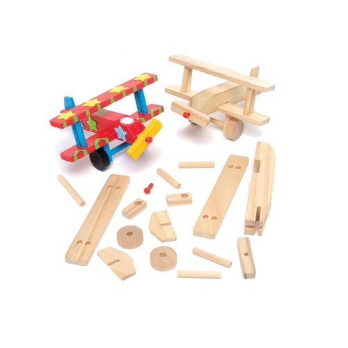 Kids wooden airplane model - kids,