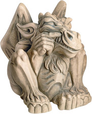 Design Toscano OS69003 Feast on Fools Gargoyle Statue: Large