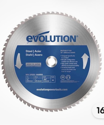 Evolution 355mm mild steel - 355mm,