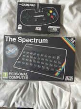 Retro Games The Spectrum and The Gamepad Black, Crash Magazine.