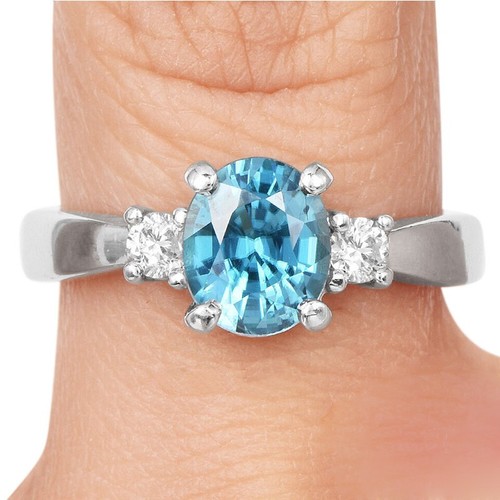2ct oval cut aquamarine - aquamarine, &