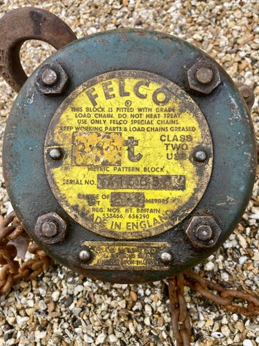 Felco chain block tackle - felco,