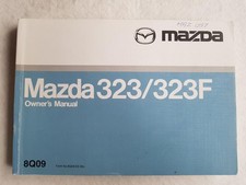 MAZDA 323/323F Car Owners Manual 2000 #8Q09-EE-00J